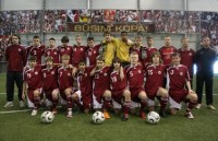 Latvijas U-16 futbola izlase spēlē Īrijā