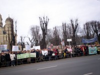 Latvijā protestē skolotāji
