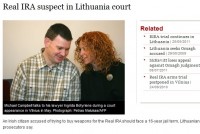 Lietuvā par ieroču kontrabandas mēģinājumu notiesāts Īrijas pilsonis