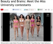 Latviešu skaistule Īrijā piedalās cīņā par titulu Miss University