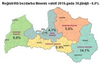 Bezdarba līmenis Latvijā jūnija beigās samazinājies līdz 6%