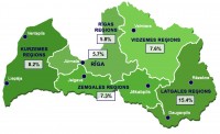 Reģistrētā bezdarba līmenis Latvijā decembrī sasniedzis 7,7%