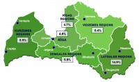 Latvijā reģistrētā bezdarba līmenis samazinājies līdz 6,5%