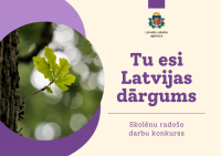 LVA aicina skolēnus piedalīties radošo darbu konkursā „Tu esi Latvijas dārgums”