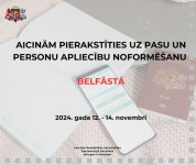 Mobilās pasu stacijas izbraukums Belfāstā