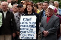 Budžeta pieņemšanu pavadīs protesta akcijas