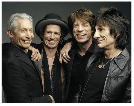 Sestdien The Rolling Stones koncerts.