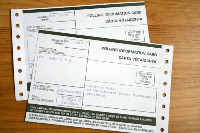 Iedzīvotāji saņem paziņojumus par vēlēšanām