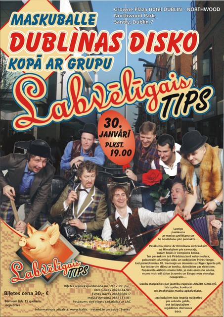 Piedalies konkursā un laimē biļeti uz grupas Labvēlīgais Tips koncertu!
