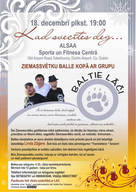 Biļetes uz Ziemassvētku balli saņem: