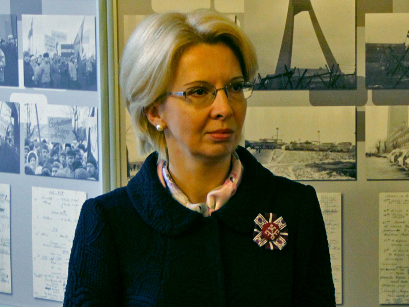 I.Mūrniece apmeklē Īrijas parlamentu