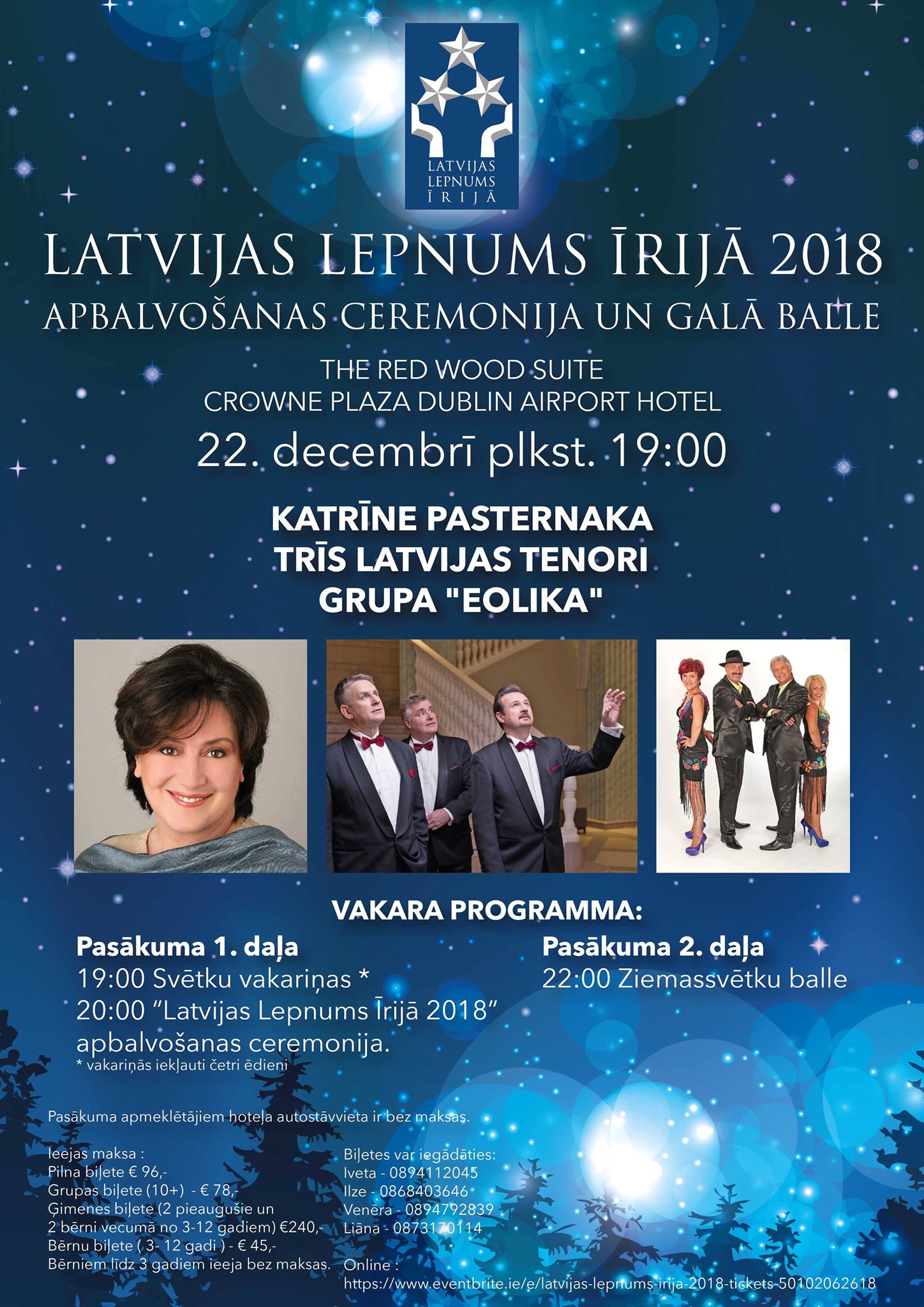 Latvijas Lepnums Īrijā 2018 – Apbalvošanas ceremonija un Galā balle