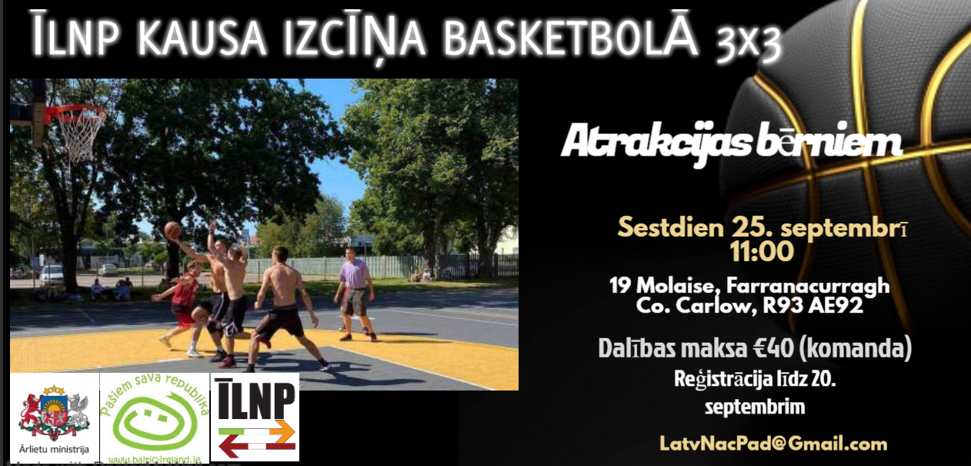 Pēdējā diena, lai pieteiktos 3×3 basketbola turnīram