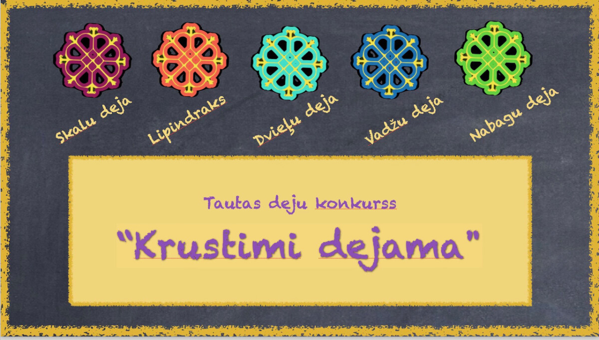 Tautas deju konkurss diasporai “Krustimi dejama”