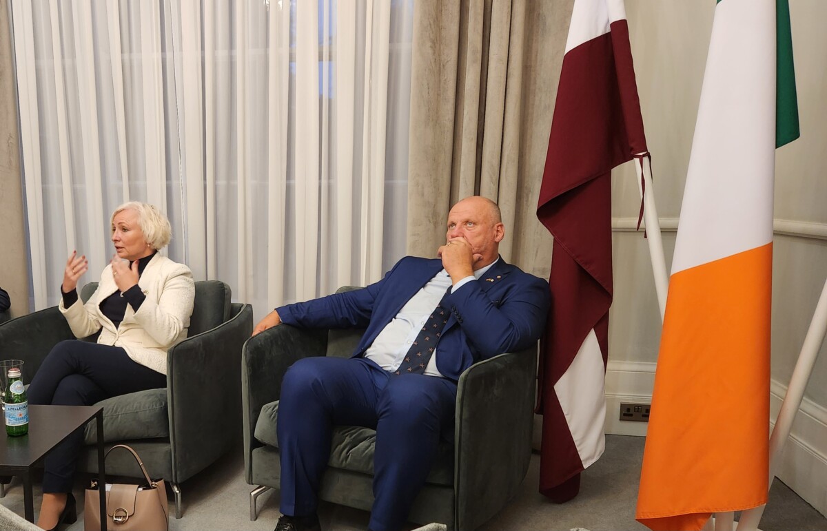Saeimas priekšsēdētājas vizītes laikā Īrijā dibināta deputātu grupa sadarbības veicināšanai ar Latvijas parlamentu