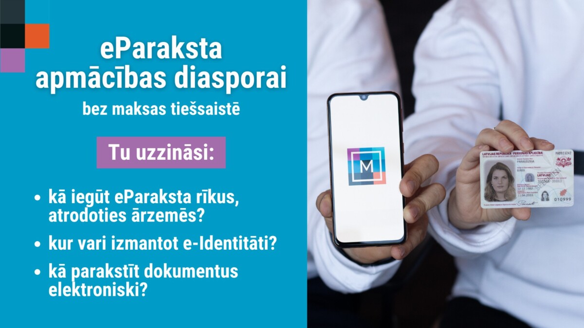 eParaksta apmācības diasporai