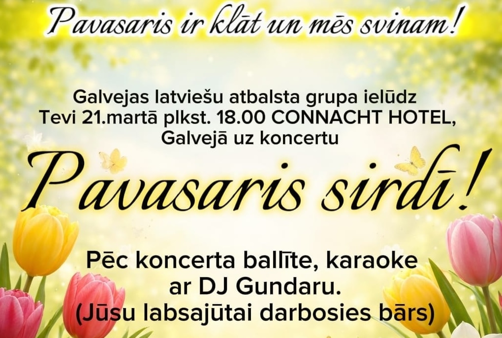 Pavasaris ir klāt un mēs svinam!