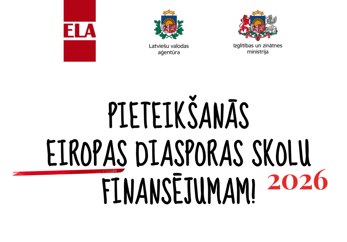 Izsludināta pieteikšanās Eiropas latviešu diasporas skolu finansiālajam atbalstam